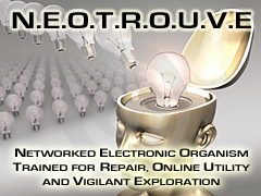 Networked Electronic Organism Trained for Repair, Online Utility and Vigilant Exploration